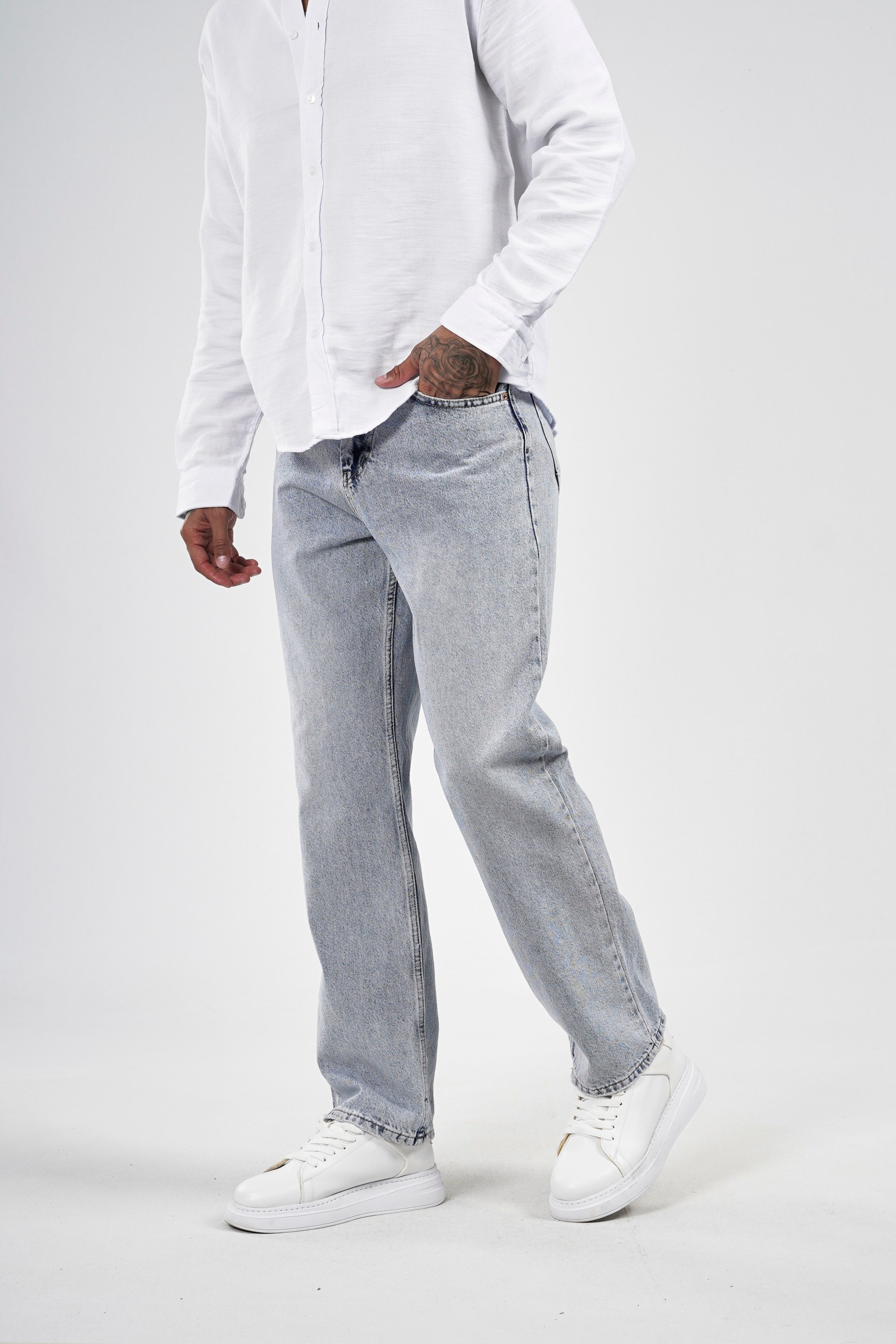 Baggy Fit Kalıp Erkek Jean
