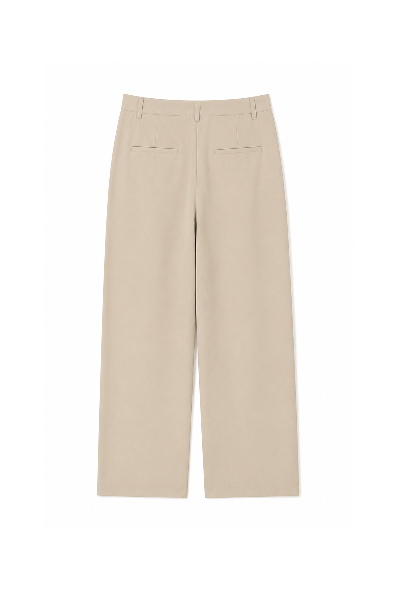Baggy Kalıp Pileli Kumaş Pantolon