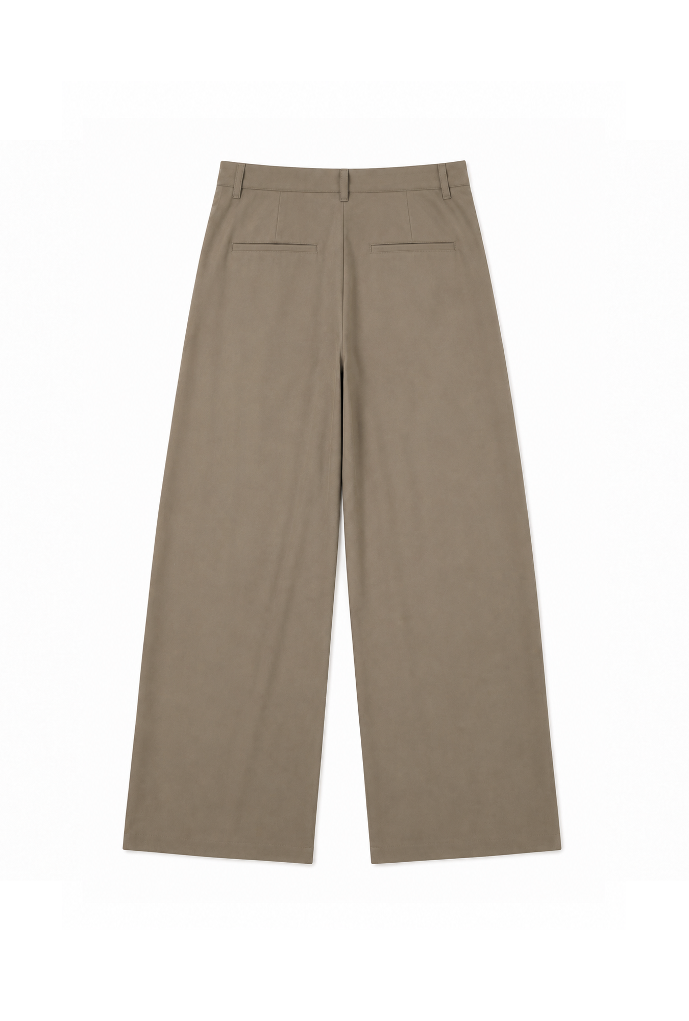 Baggy Kalıp Pileli Kumaş Pantolon