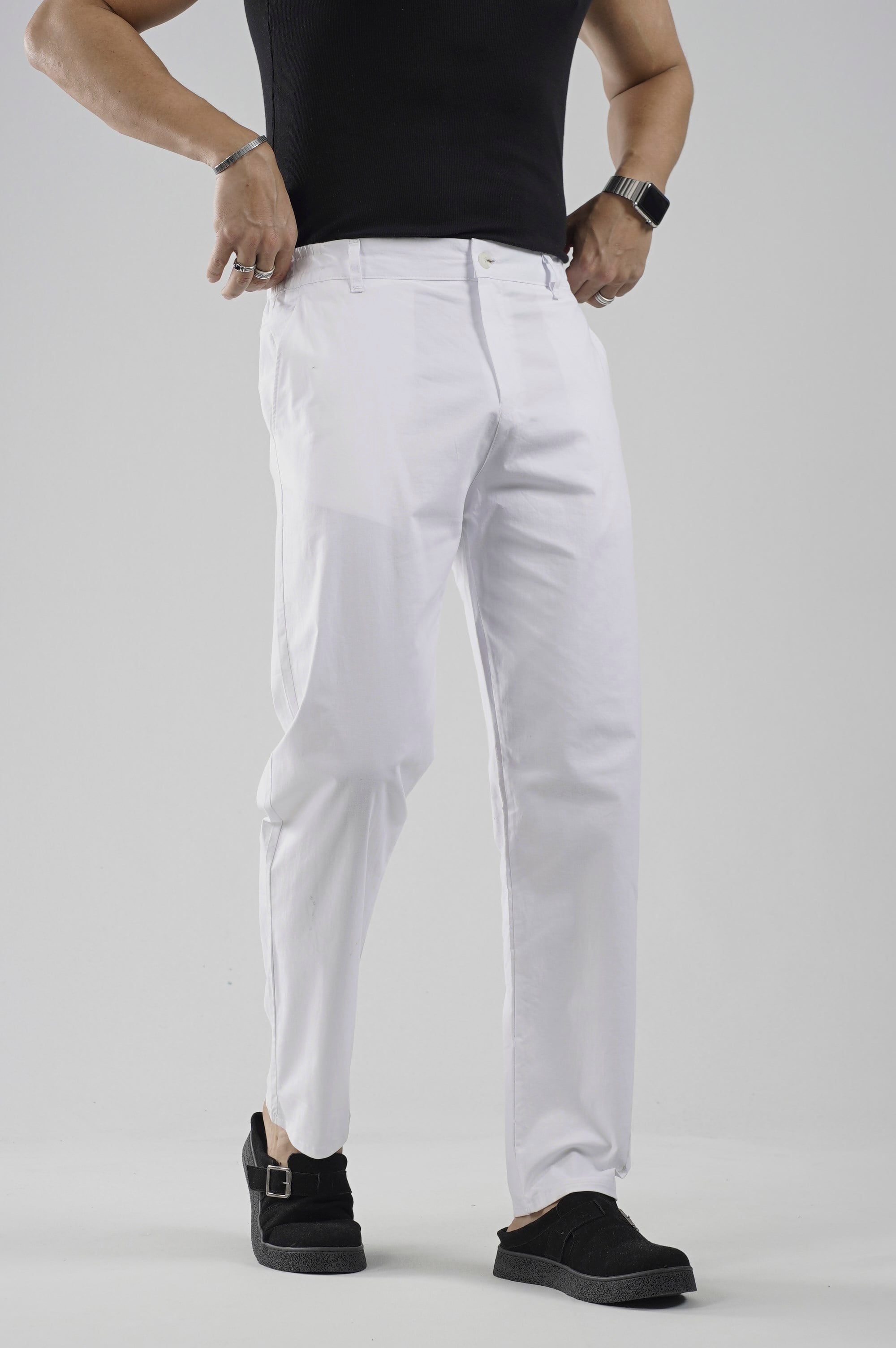 Beli Lastikli Regular Kalıp Chino Likralı Erkek Pantolon