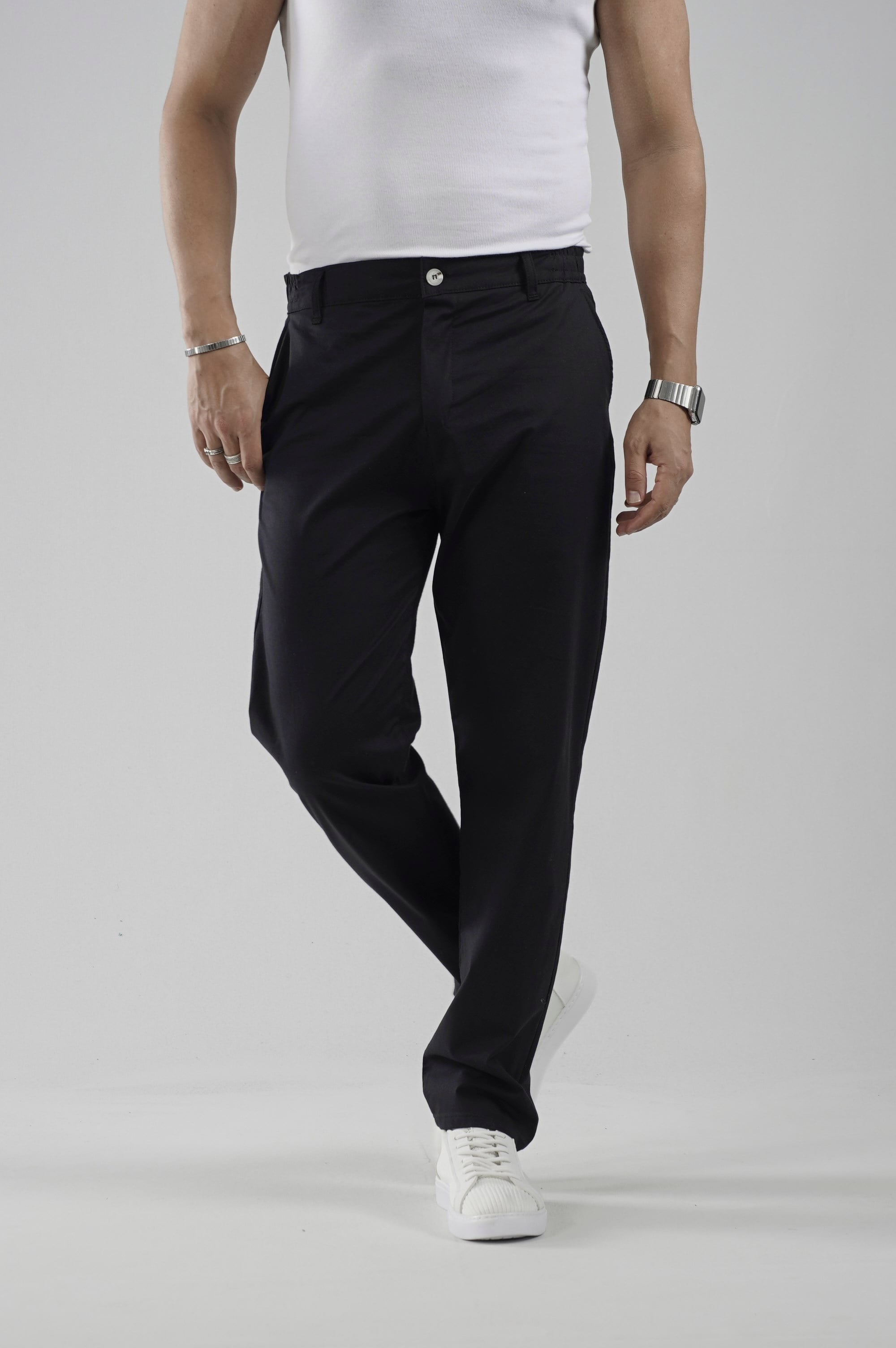 Beli Lastikli Regular Kalıp Chino Likralı Erkek Pantolon
