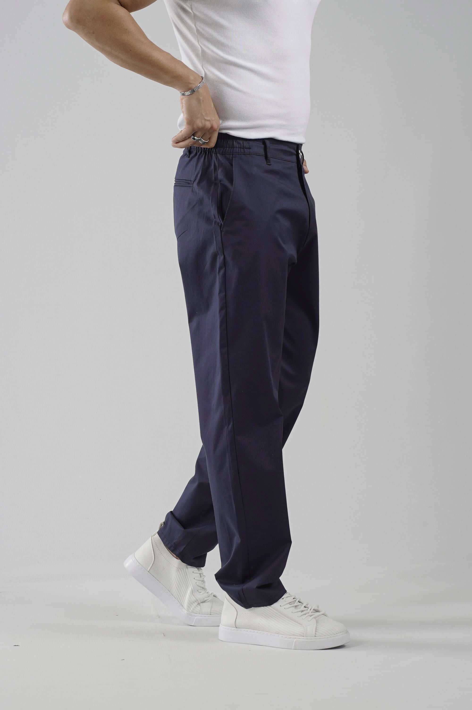 Beli Lastikli Regular Kalıp Chino Likralı Erkek Pantolon