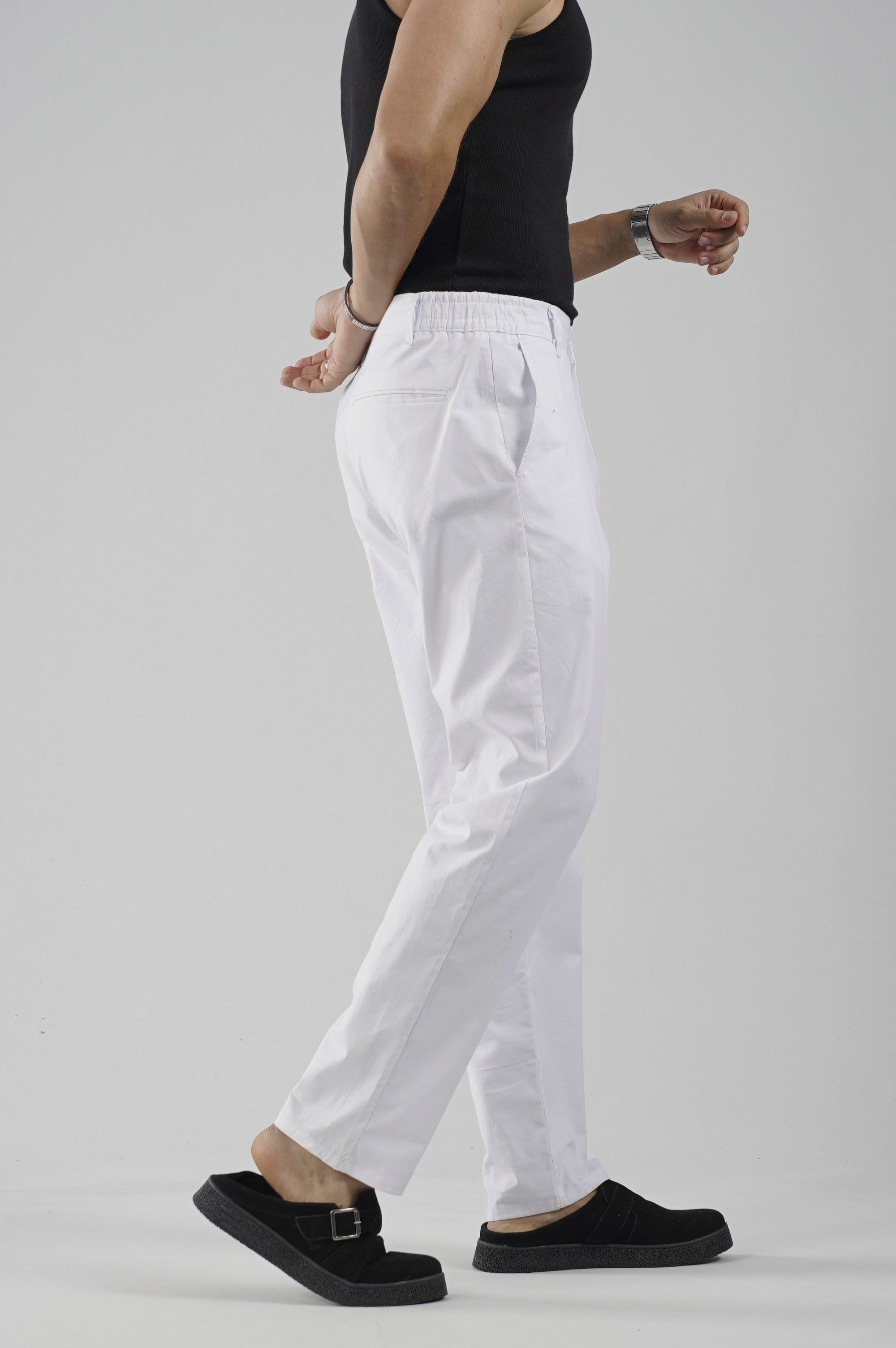 Beli Lastikli Regular Kalıp Chino Likralı Erkek Pantolon