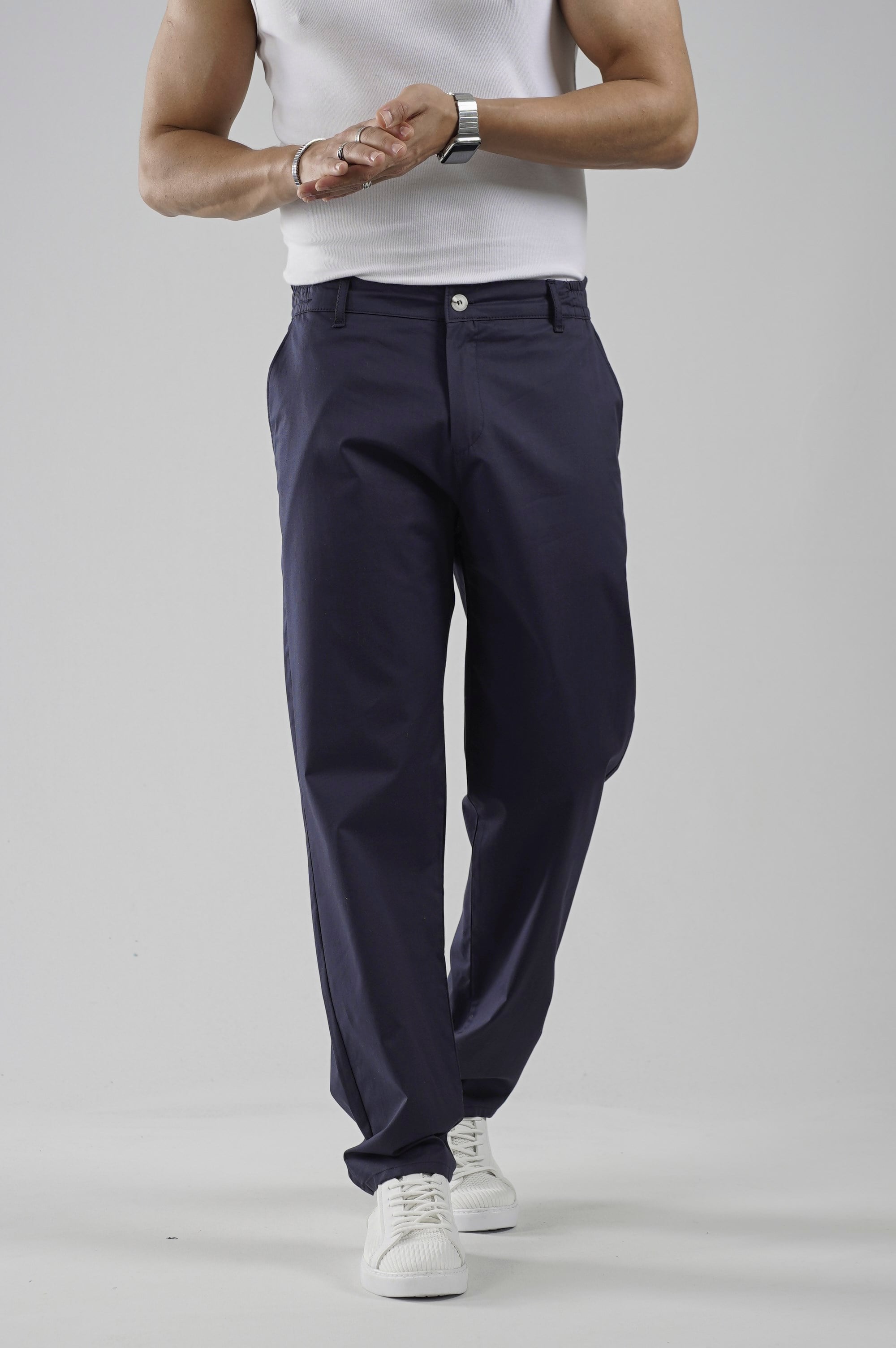 Beli Lastikli Regular Kalıp Chino Likralı Erkek Pantolon