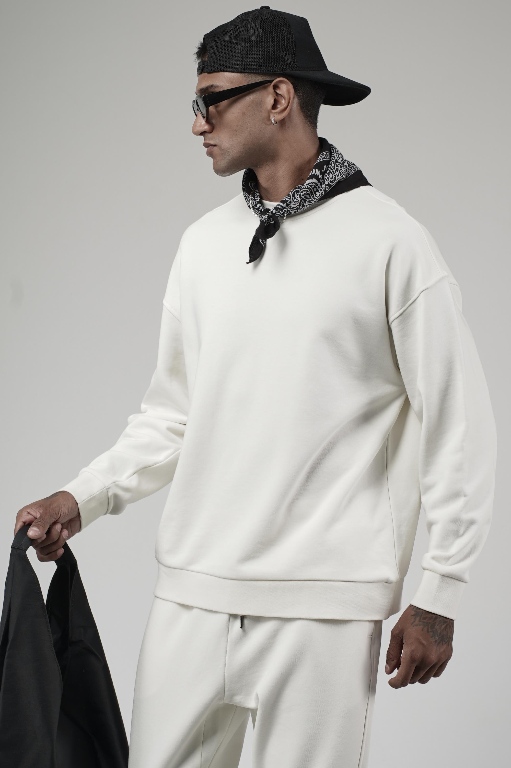 Bisiklet Yaka Oversize Kalıp Sweat Pantolon Alt Üst Takım