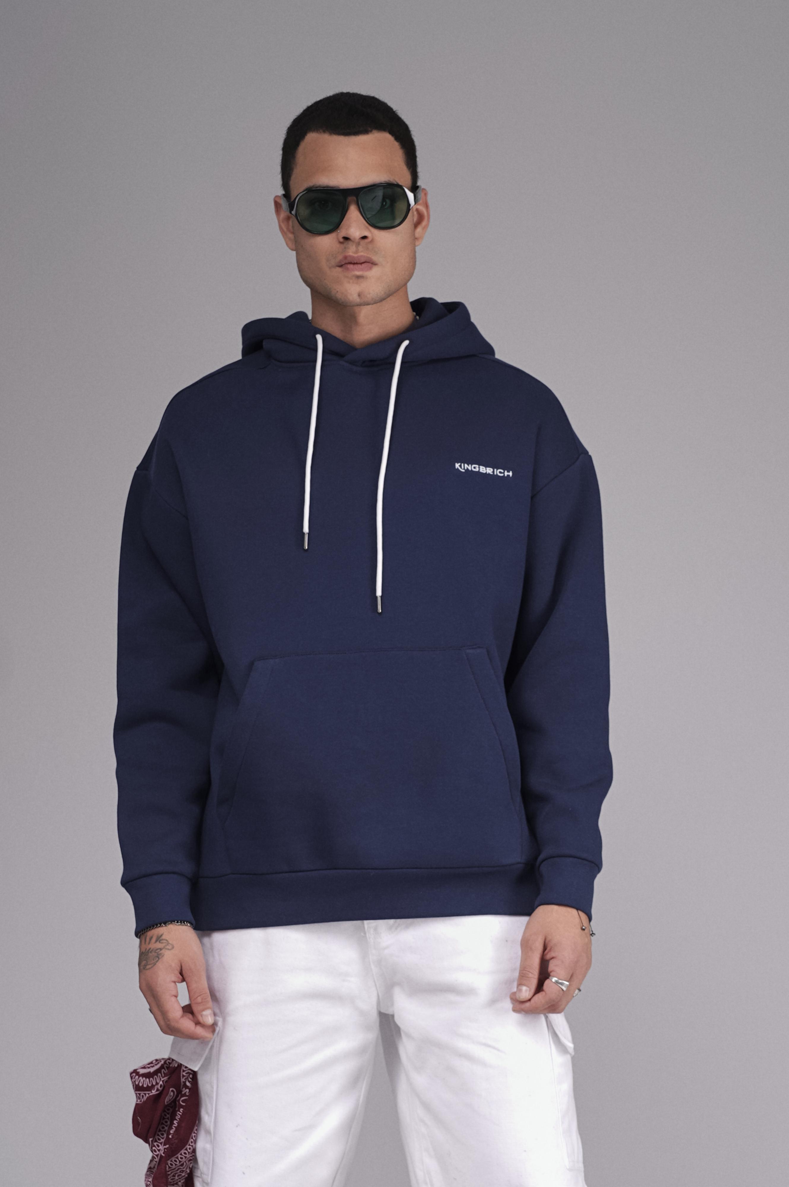 Kapuşonlu Baskılı Oversize Kalıp Unisex Hoodie Sweatshirt