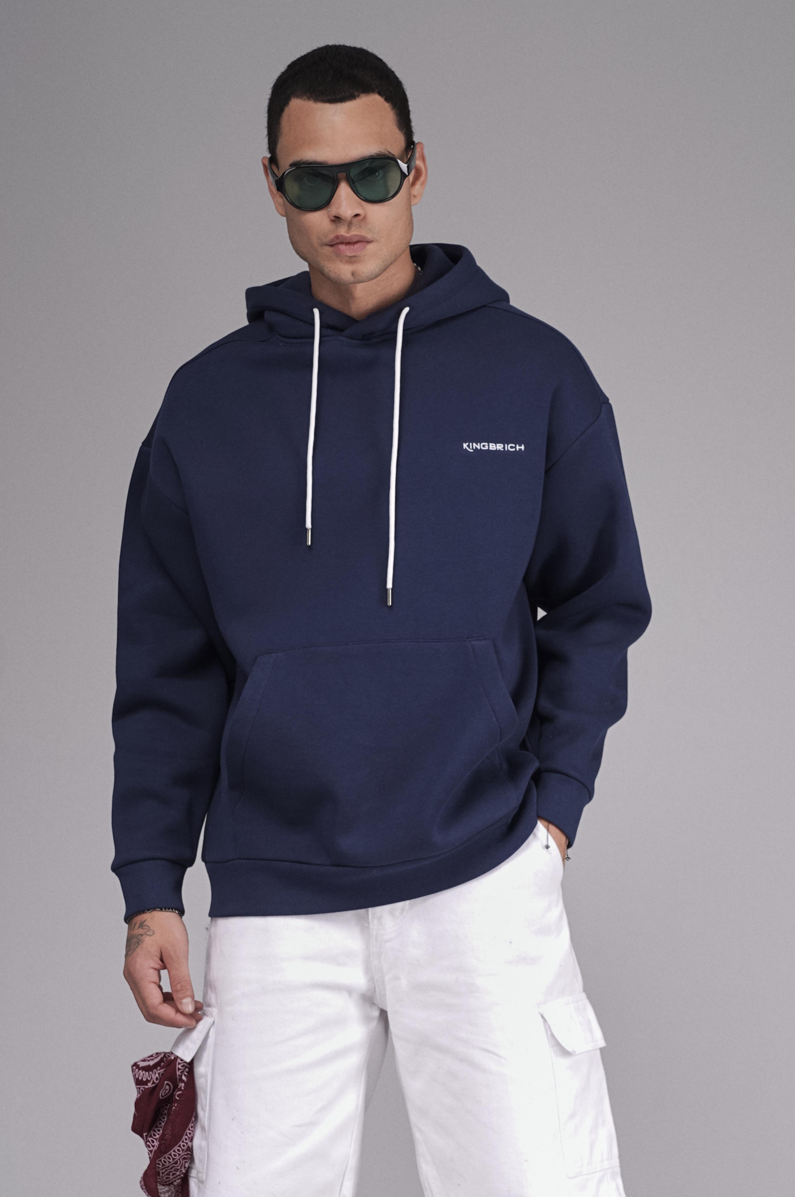 Kapuşonlu Baskılı Oversize Kalıp Unisex Hoodie Sweatshirt
