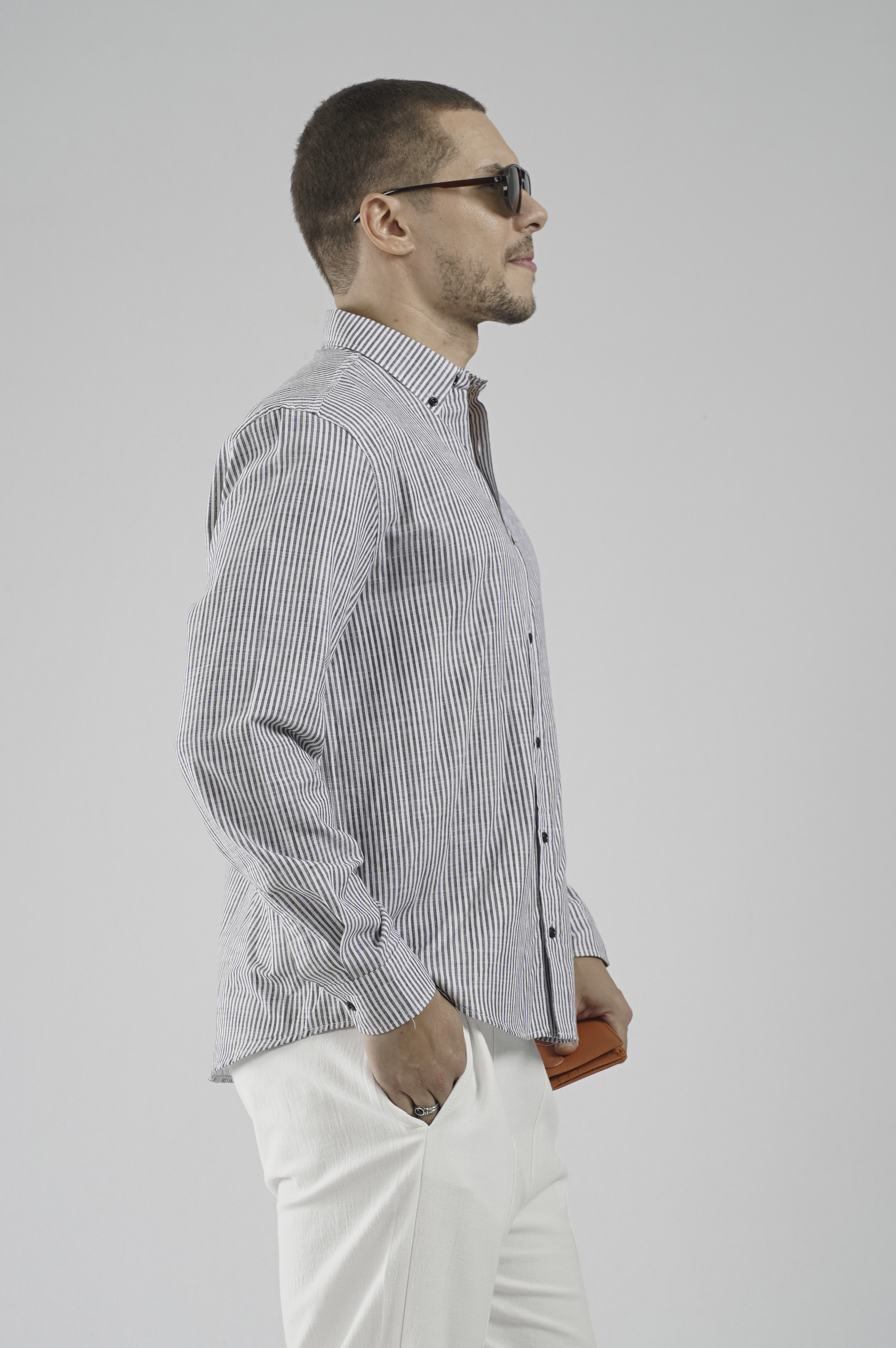 Kingbrich Çizgili Regular Kalıp Erkek Gömlek
