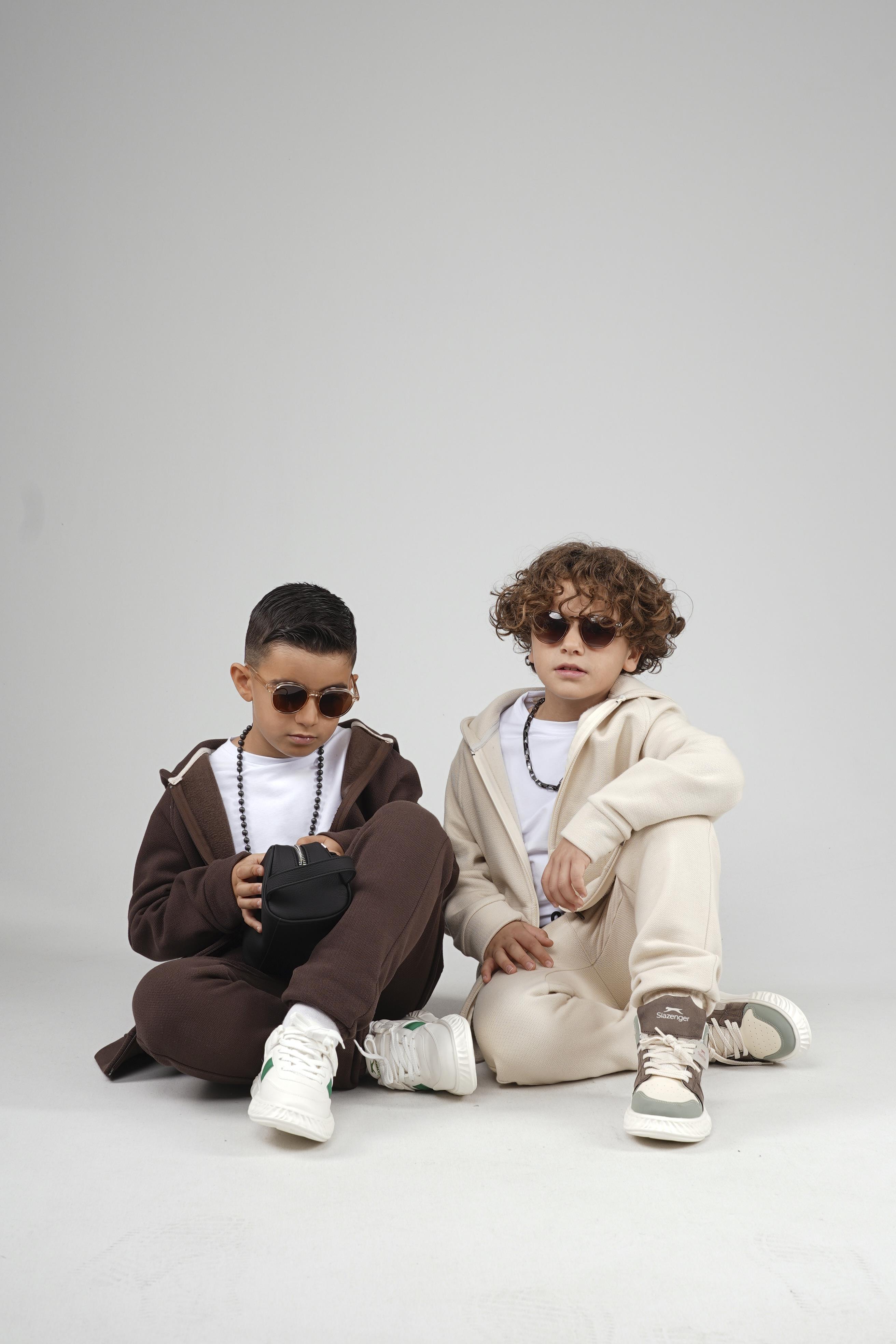 Kingbrich Kids Kapüşonlu Önü Fermuarlı Alt Üst Takım
