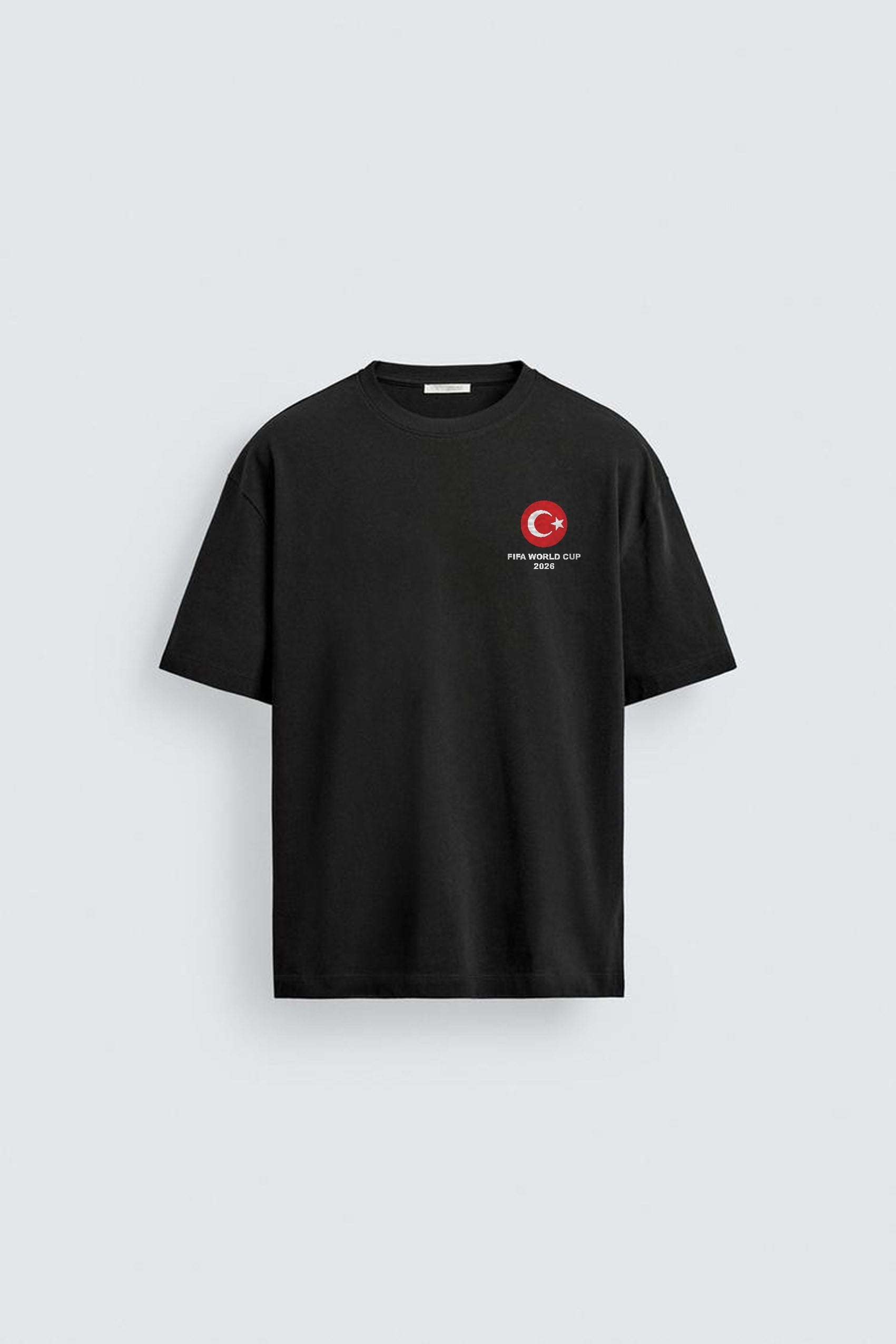 Oversize Kalıp Unisex 2026 Word Cup Bizim Çocuklar Baskılı Tişört
