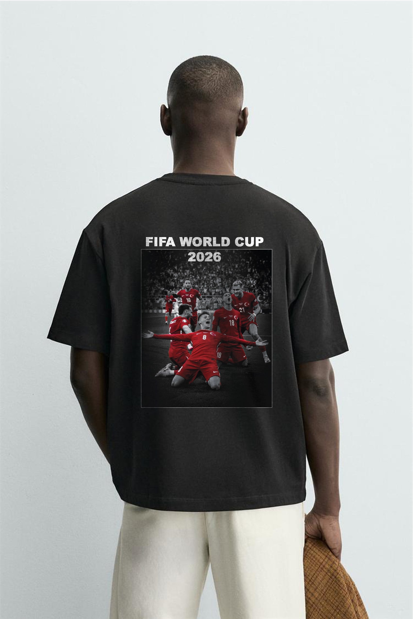 Oversize Kalıp Unisex 2026 Word Cup Bizim Çocuklar Baskılı Tişört