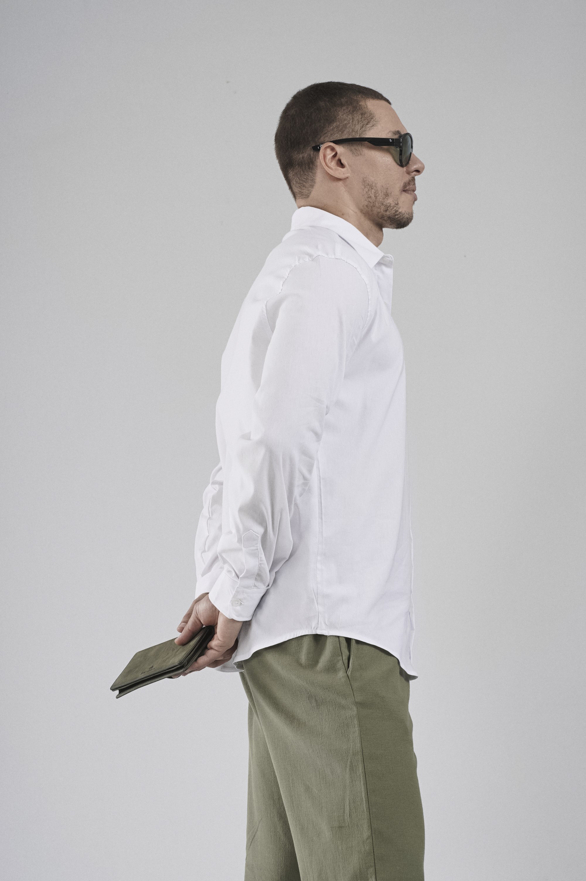 Regular Fit Kalıp Esnek %100 Pamuklu Erkek Düz Gömlek