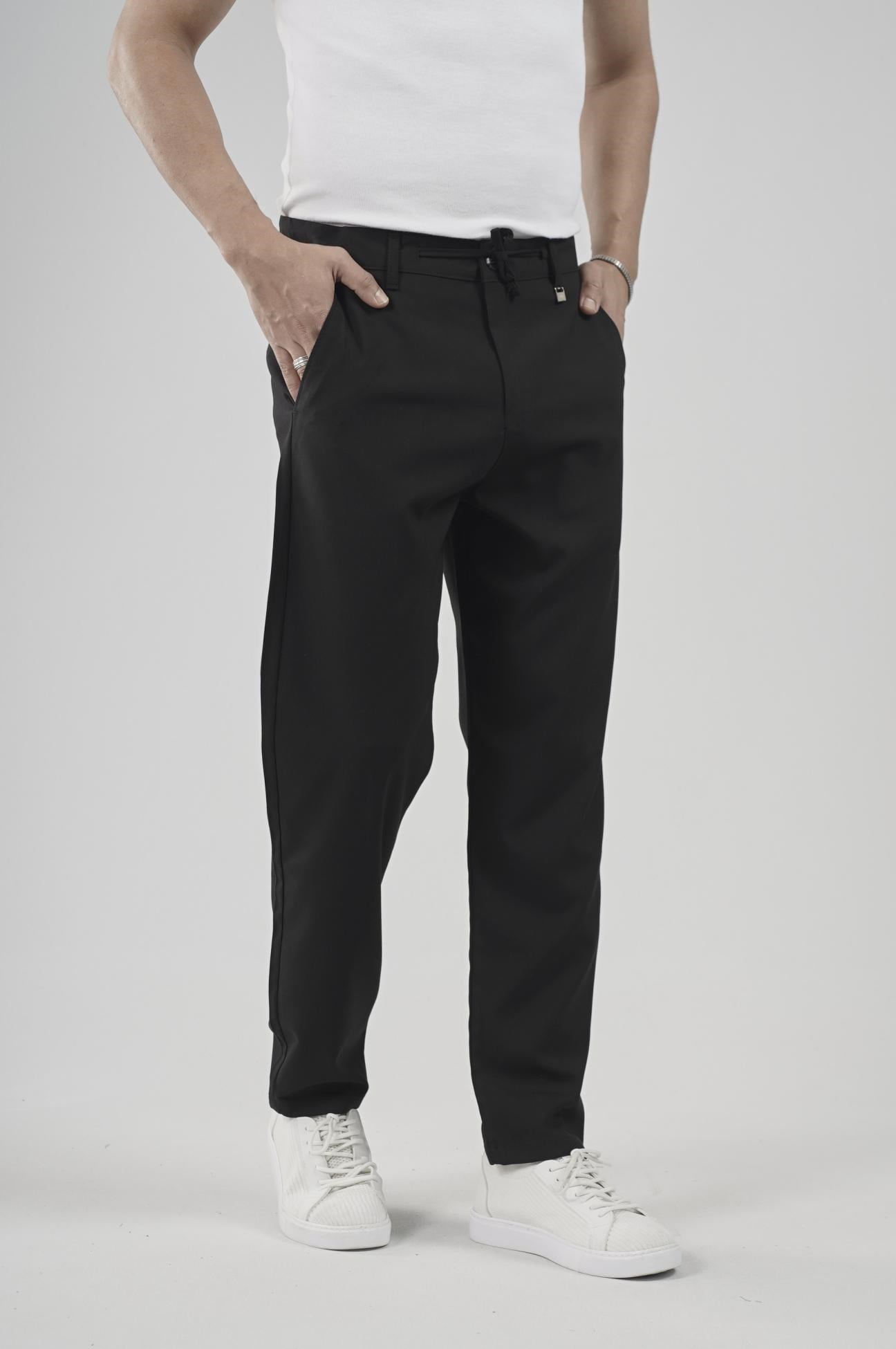 Skinny Kalıp Kumaş Pantolon