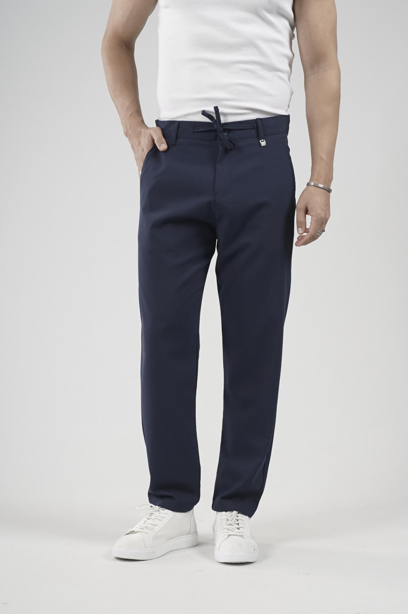 Skinny Kalıp Kumaş Pantolon