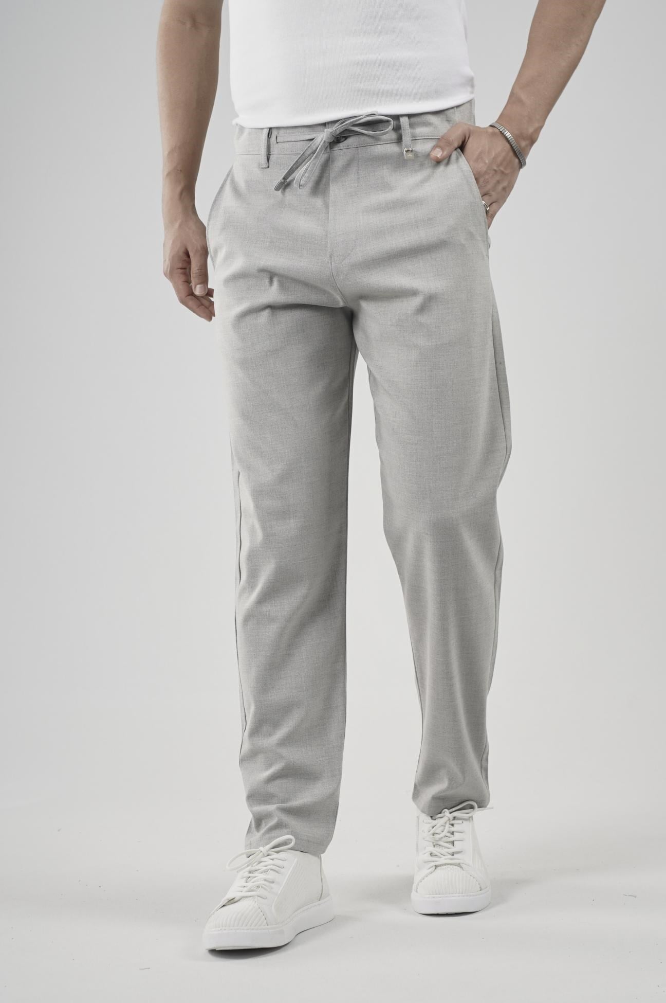 Skinny Kalıp Kumaş Pantolon