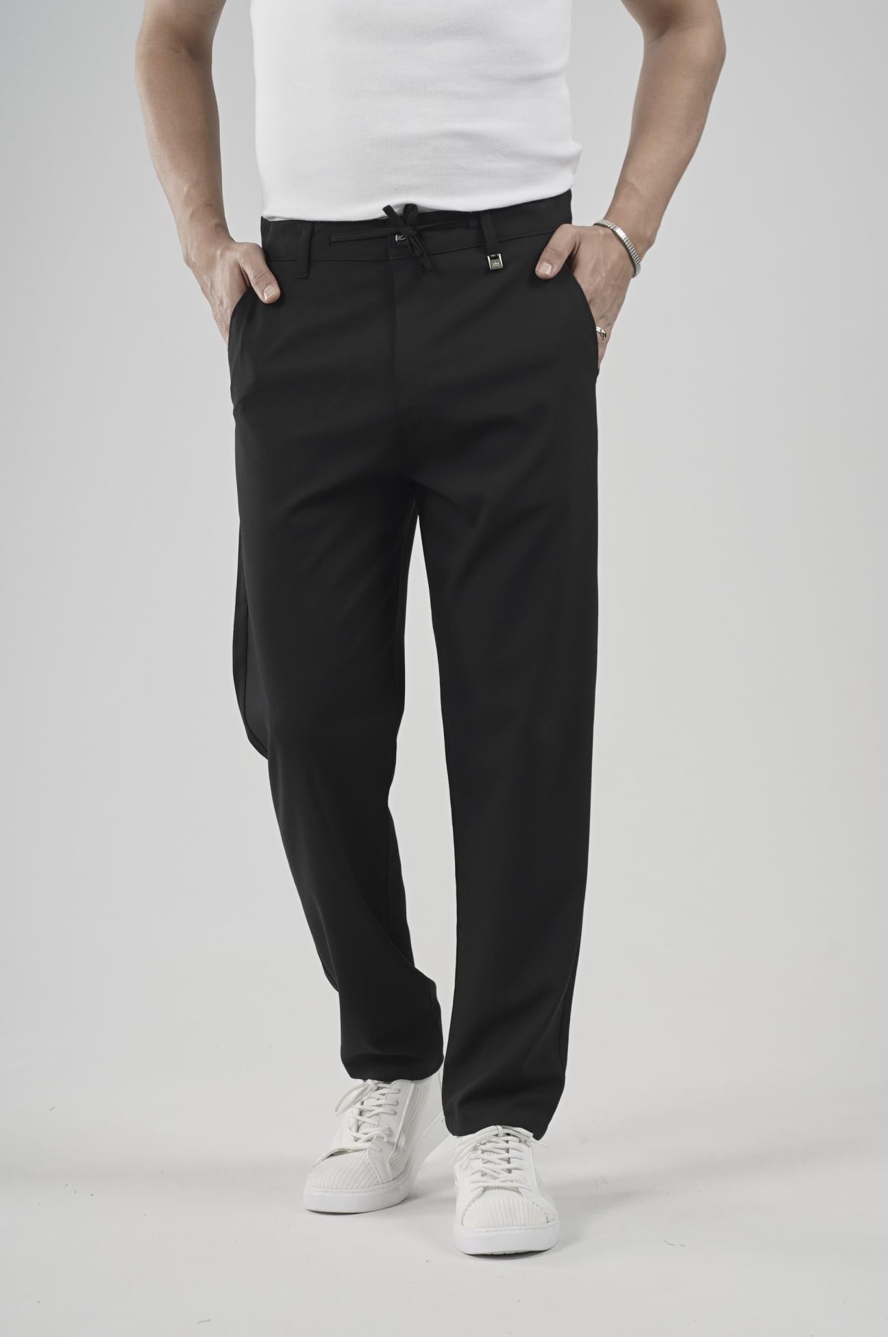 Skinny Kalıp Kumaş Pantolon