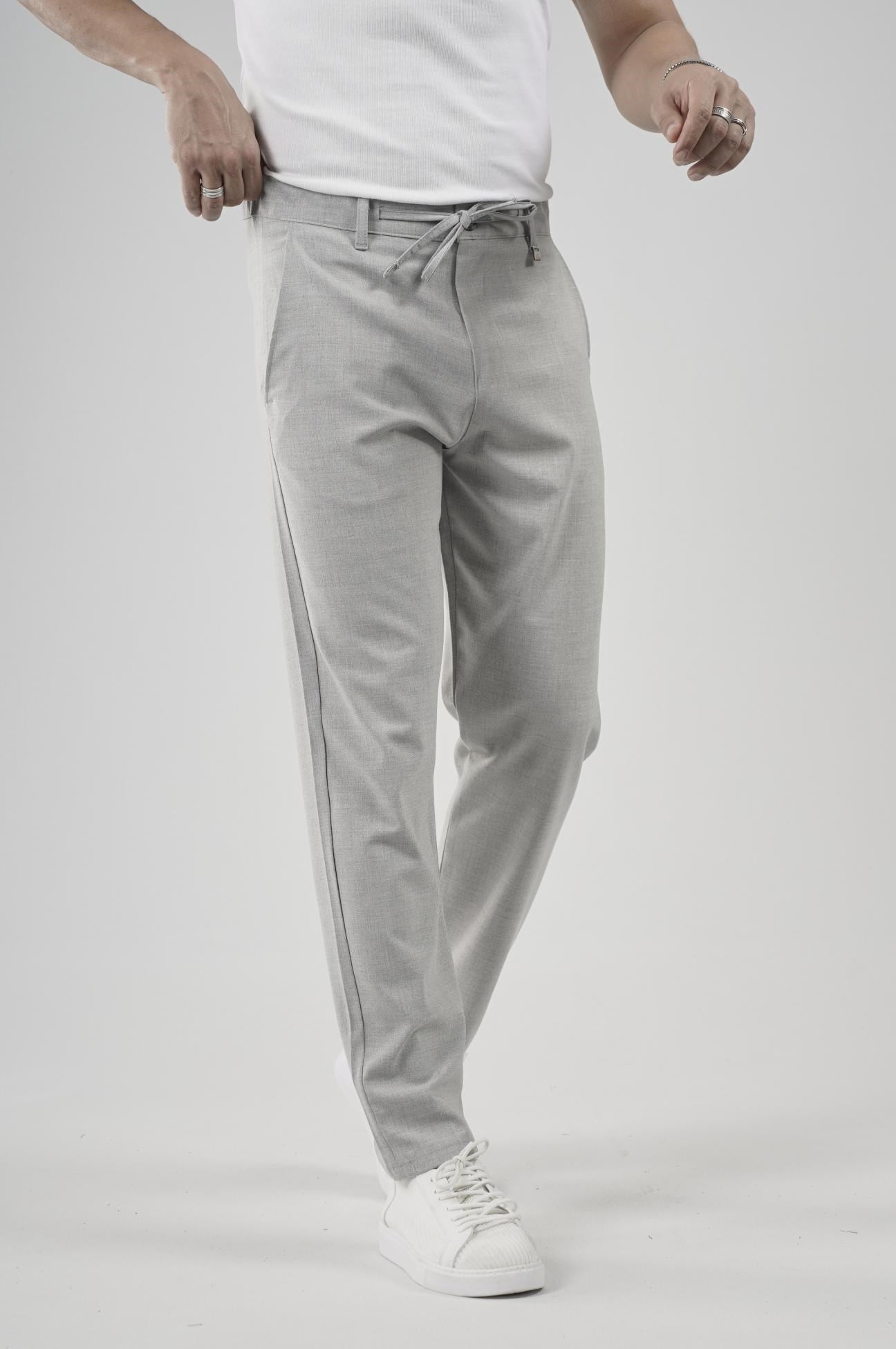 Skinny Kalıp Kumaş Pantolon