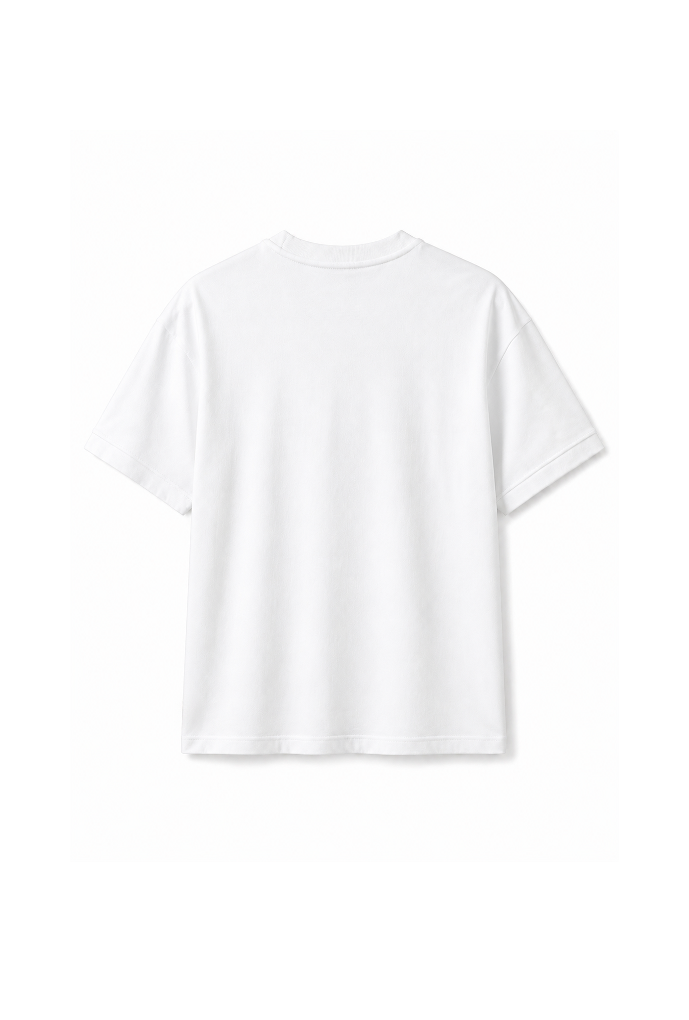 Slim Fit Kalıp Kolu Ribanalı Basic %100 Pamuklu Tişört