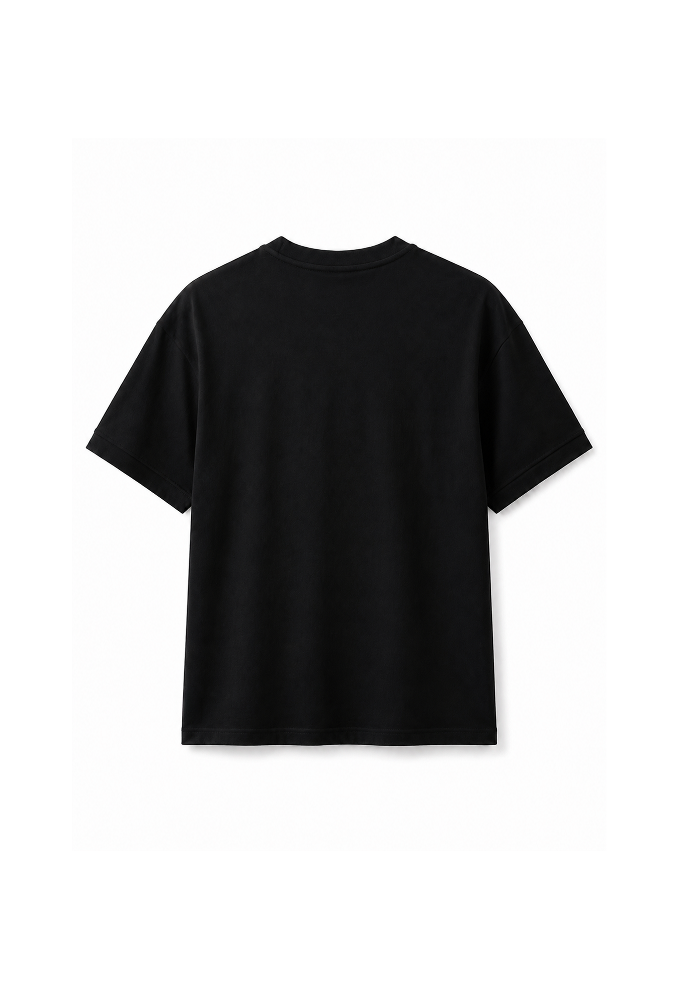 Slim Fit Kalıp Kolu Ribanalı Basic %100 Pamuklu Tişört