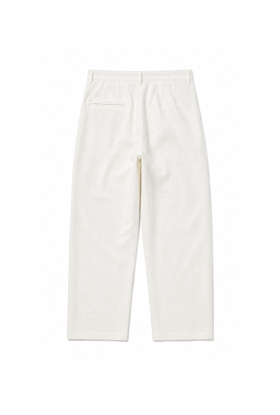 Baggy Fit Kalıp Pamuklu Keten Pantolon