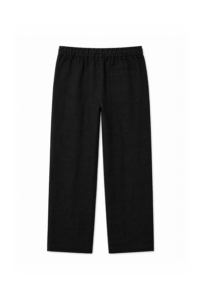 Baggy Kalıp Pamuklu Keten Klasik Pantolon