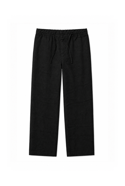 Baggy Kalıp Pamuklu Keten Klasik Pantolon