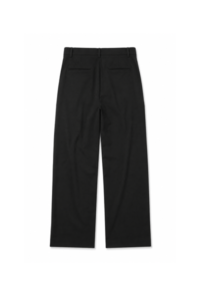 Baggy Kalıp Pileli Kumaş Pantolon