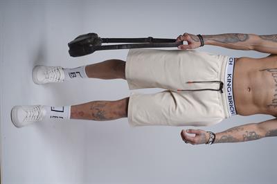 Beli Lastikli Cepli Regular Kalıp Erkek Şort Bermuda