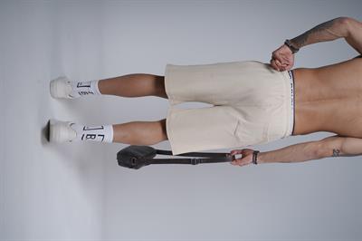 Beli Lastikli Cepli Regular Kalıp Erkek Şort Bermuda