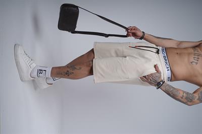 Beli Lastikli Cepli Regular Kalıp Erkek Şort Bermuda