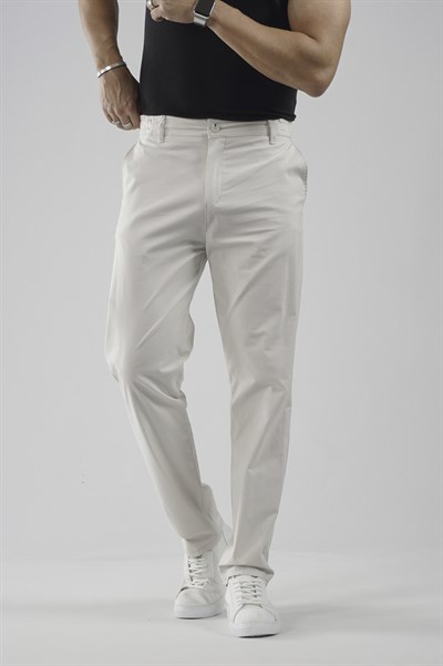 Beli Lastikli Regular Kalıp Chino Likralı Erkek Pantolon