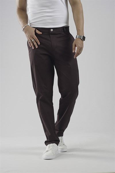 Beli Lastikli Regular Kalıp Chino Likralı Erkek Pantolon