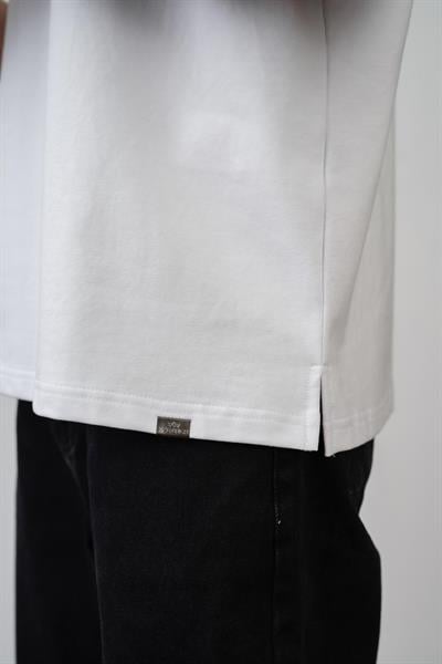 Bisiklet Yaka Battal Boy Oversize Kalıp Basic Tişört