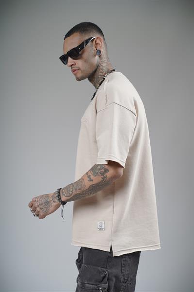 Bisiklet Yaka How To Make It Better Yazılı Oversize Kalıp Tişört