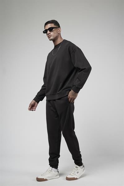 Bisiklet Yaka Oversize Kalıp Sweat Pantolon Alt Üst Takım