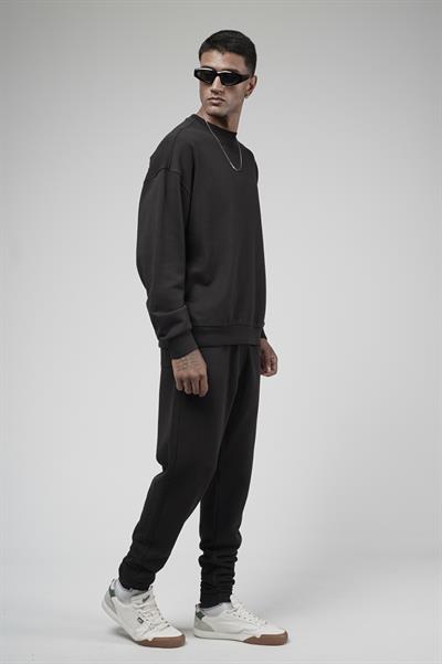 Bisiklet Yaka Oversize Kalıp Sweat Pantolon Alt Üst Takım