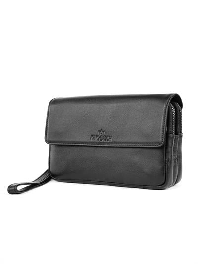 Çift Cepli Hakiki Deri Çanta