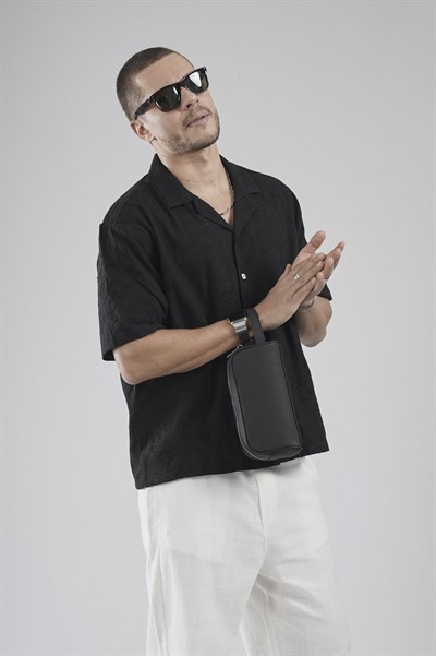 Desenli Nakış Detaylı Regular Kalıp Erkek Gömlek