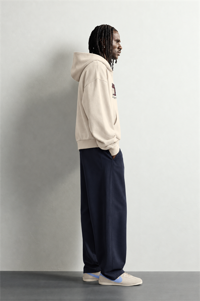 Erkek 99 Halı Desen Patch Nakışlı Şardonlu Kapüşonlu Oversize Sweatshirt