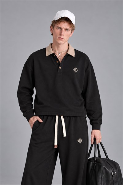 Erkek Baggy Kalıp Polo Yaka Alt Üst Takım