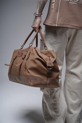 Hakiki Deri Unisex Bavul Çanta