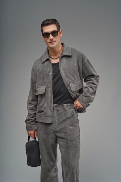 Kadife Pantolon Ceket Alt Üst Takım