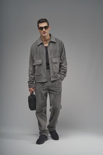 Kadife Pantolon Ceket Alt Üst Takım