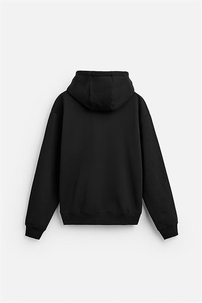 Kanguru Cepli Oversize Kalıp Unisex Düz Hoodie