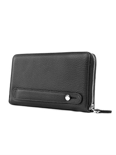 Kapaklı Hakiki Deri Unisex El Çantası