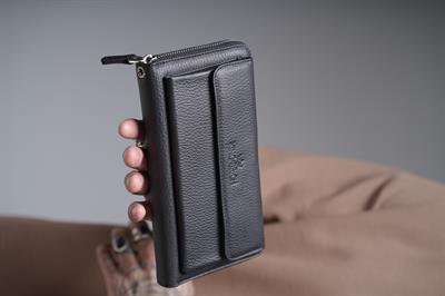 Kapaklı Hakiki Deri Unisex El Çantası