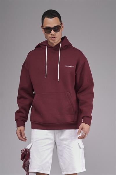 Kapuşonlu Baskılı Oversize Kalıp Unisex Hoodie Sweatshirt