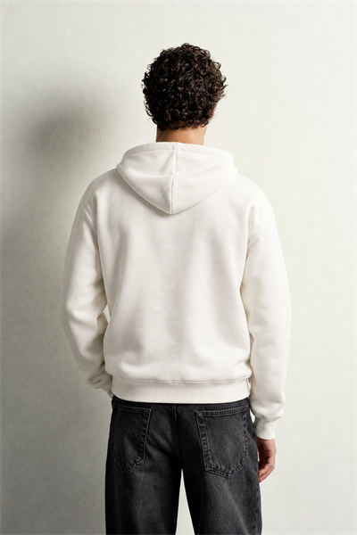 Kapuşonlu Baskılı Oversize Kalıp Unisex Hoodie Sweatshirt