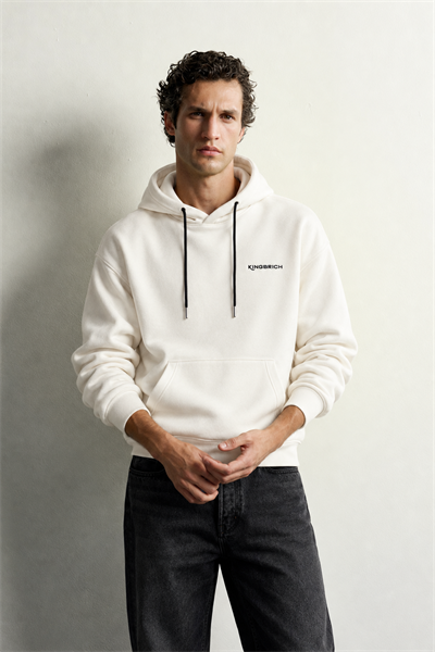 Kapuşonlu Baskılı Oversize Kalıp Unisex Hoodie Sweatshirt