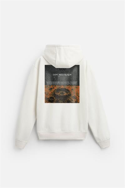 Kapuşonlu Dont Need Reason Baskılı Sweatshirt